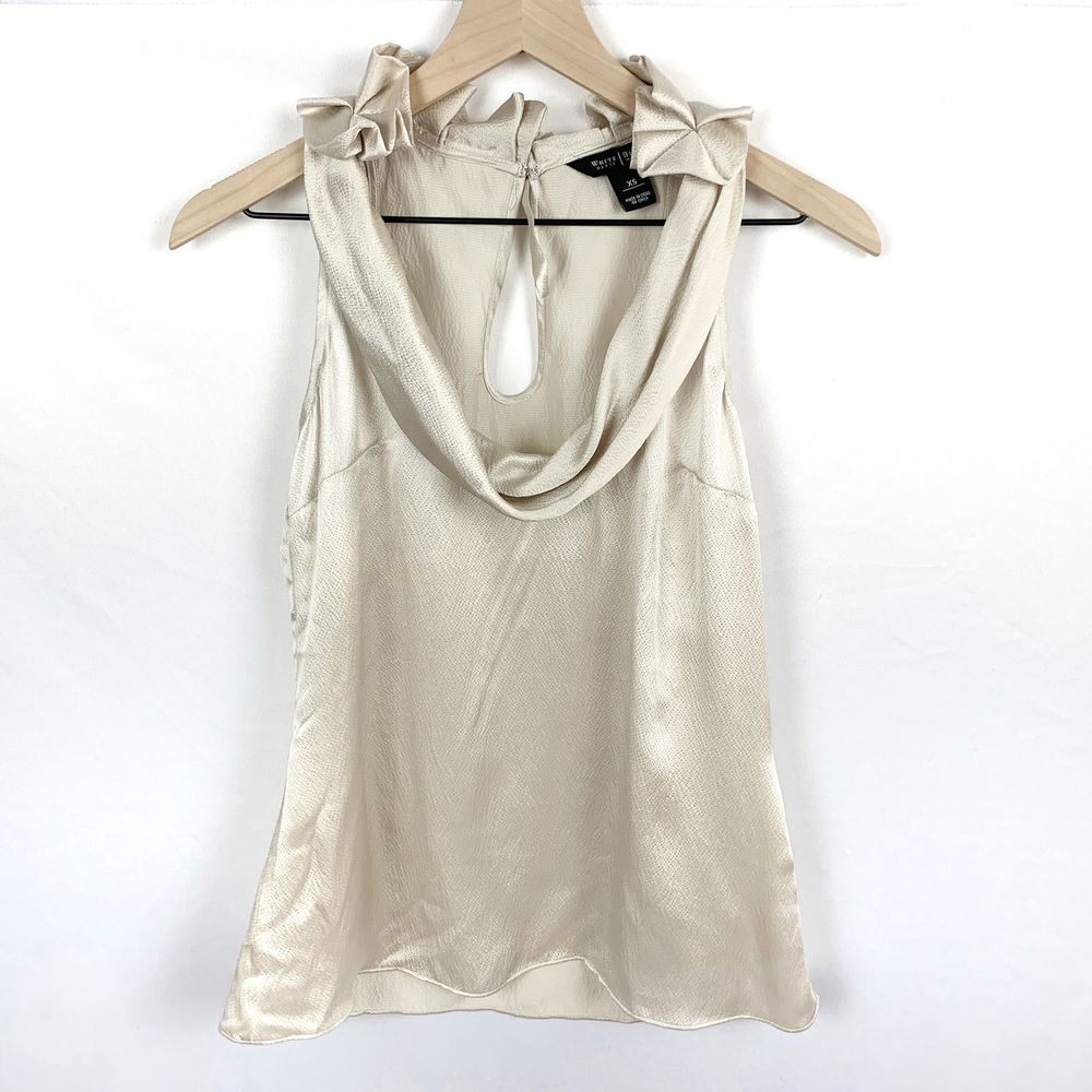 WHBM 100% Silk Sleeveless Blouse